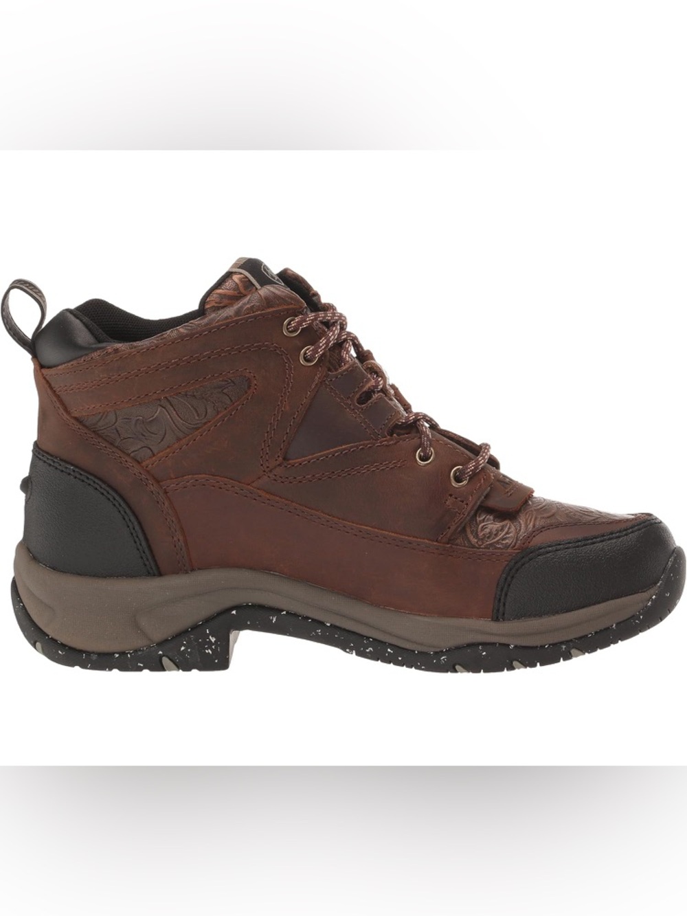NEW Ariat Womens 6.5 - Ariat Terrain Boot - Brown Floral Embossed
